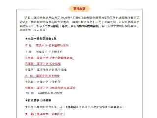 喜报 ！我校教师荣获5个学科市级一等奖，...